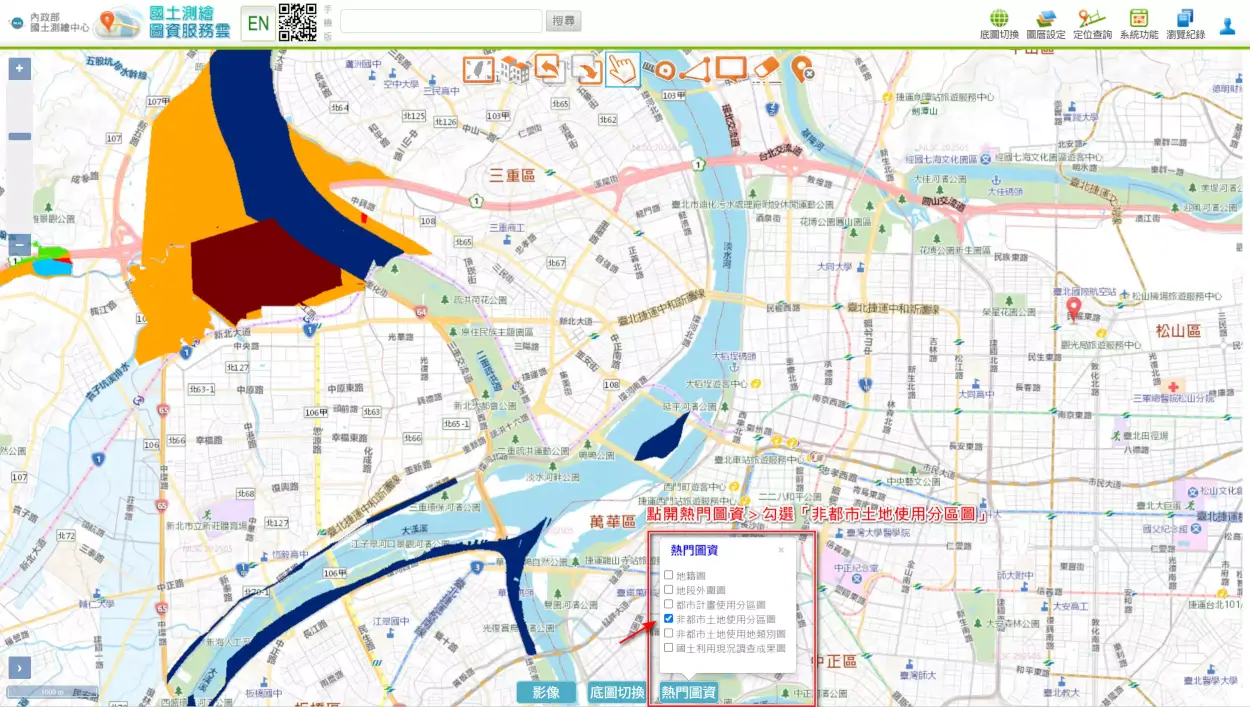 非都市土地使用管制圖
