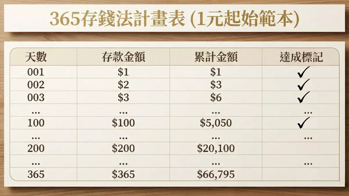 365 存錢法