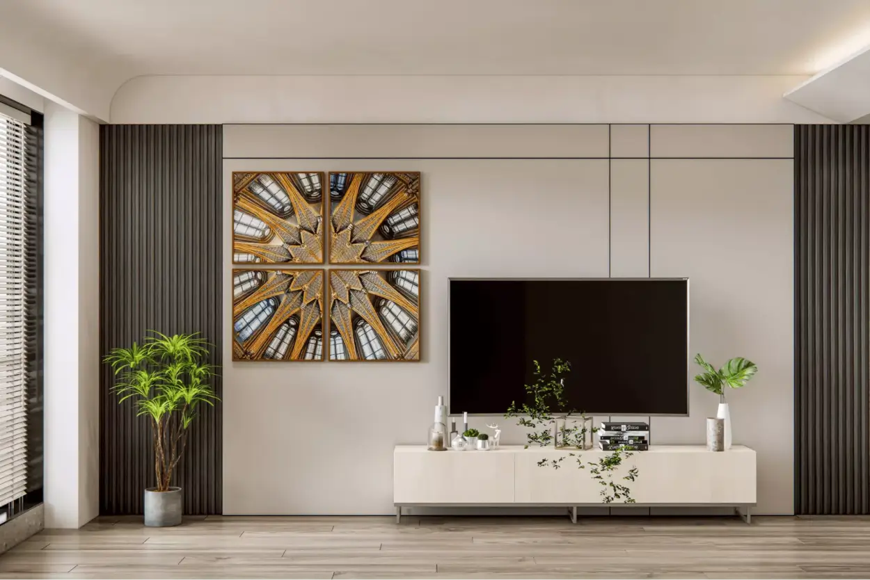 弧形曲面天花板